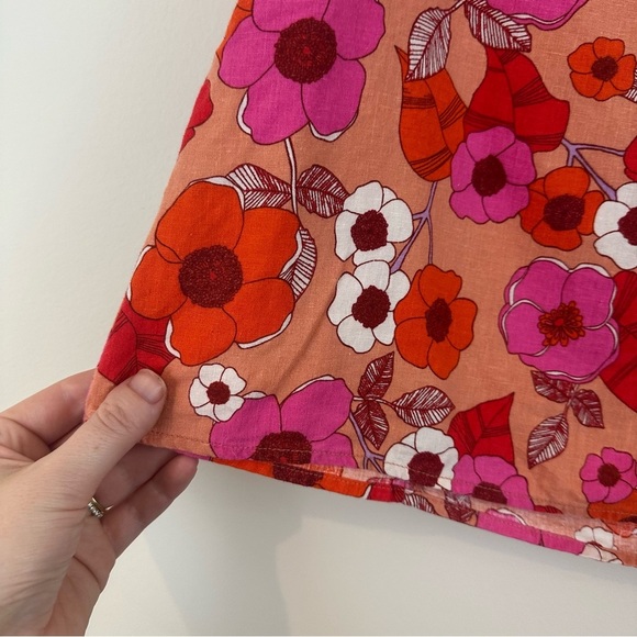 Urban Outfitters Rosie Notched Pelmet Mini Skirt Size Small - Picture 3 of 6